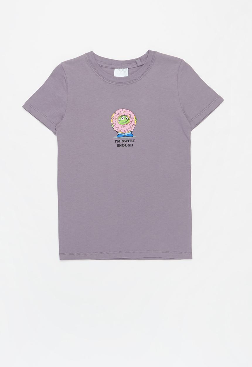 Cotton On - Short sleeve license embellished tee - purple