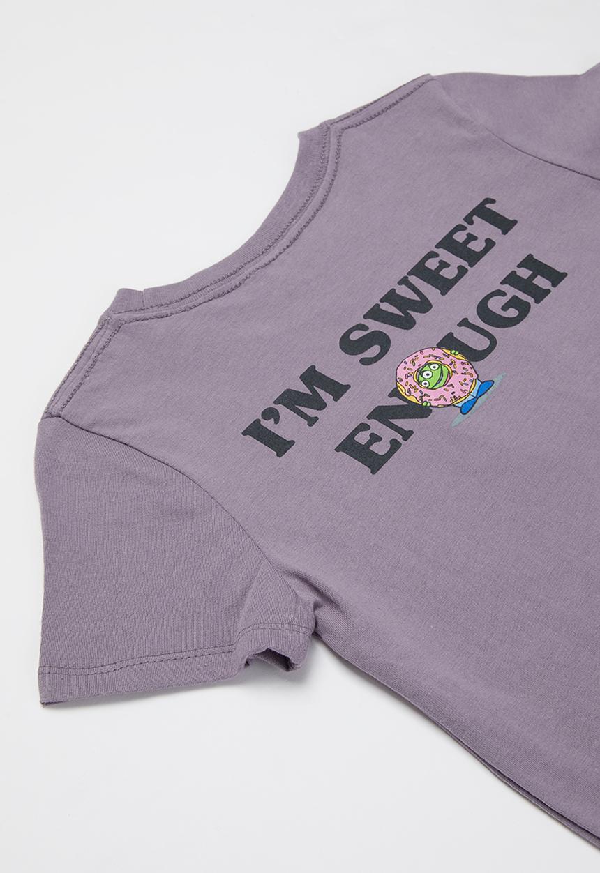 Cotton On - Short sleeve license embellished tee - purple