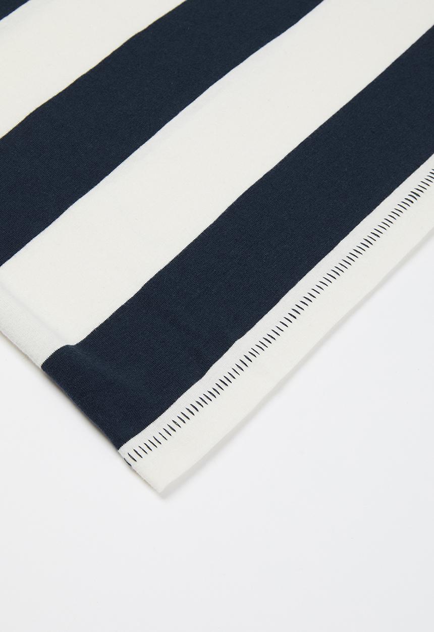 Cotton On - Tom long sleeve tee - navy & white 