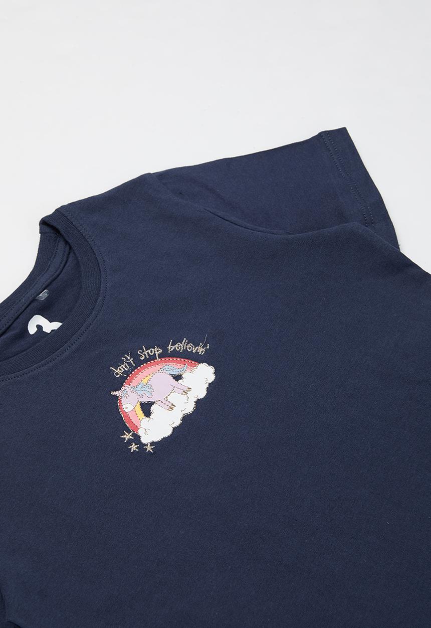 Cotton On - Penelope short sleeve tee 2 pack - navy & yellow 