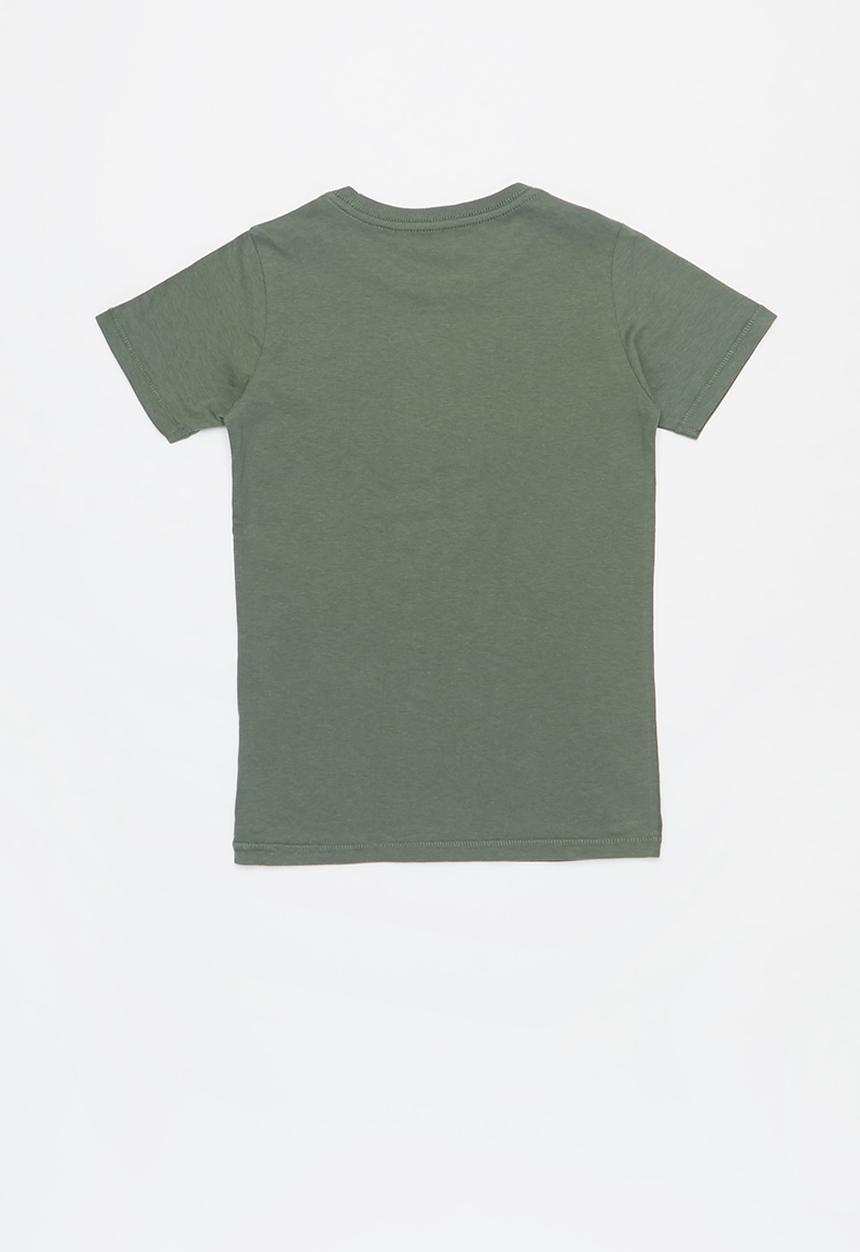 Cotton On - 2 Pack core short sleeve tee - khaki & blue 