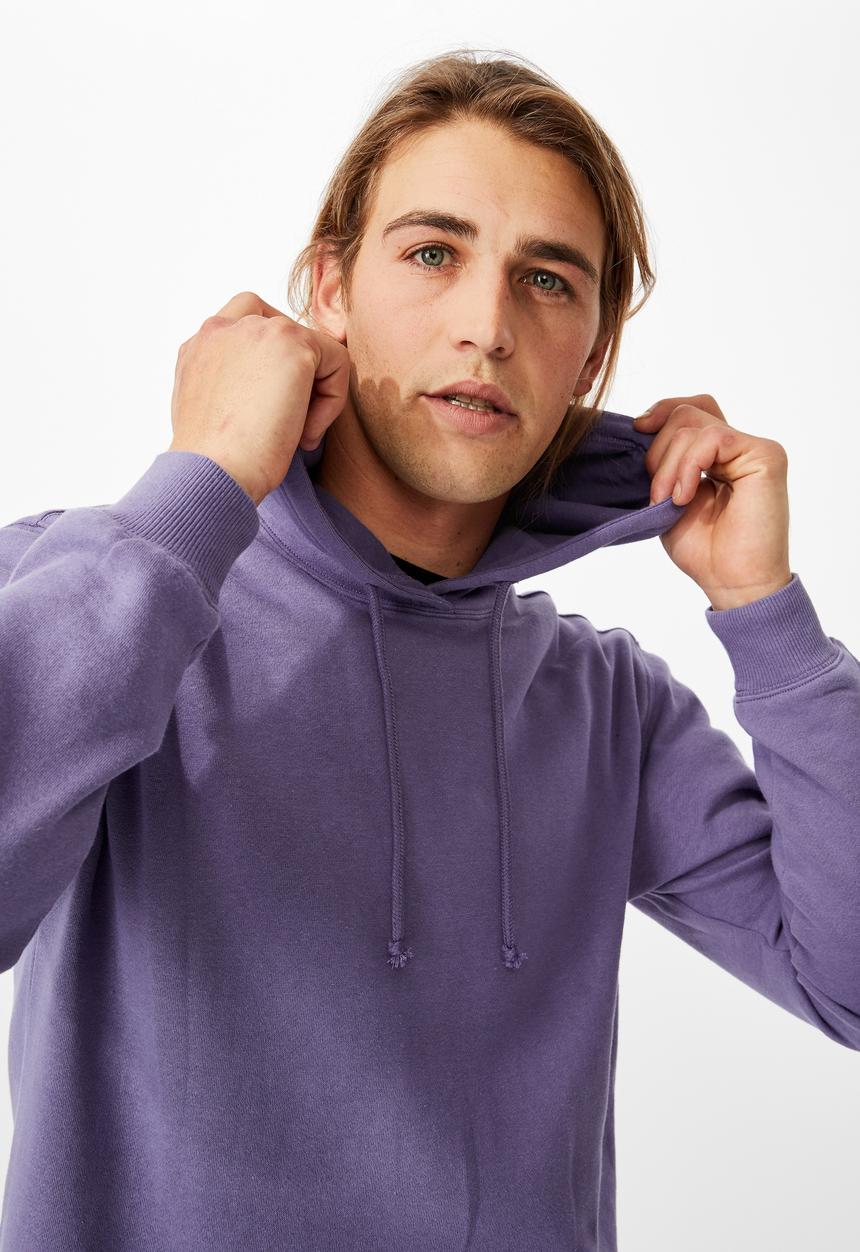 Cotton On - Essential fleece pullover - purple 