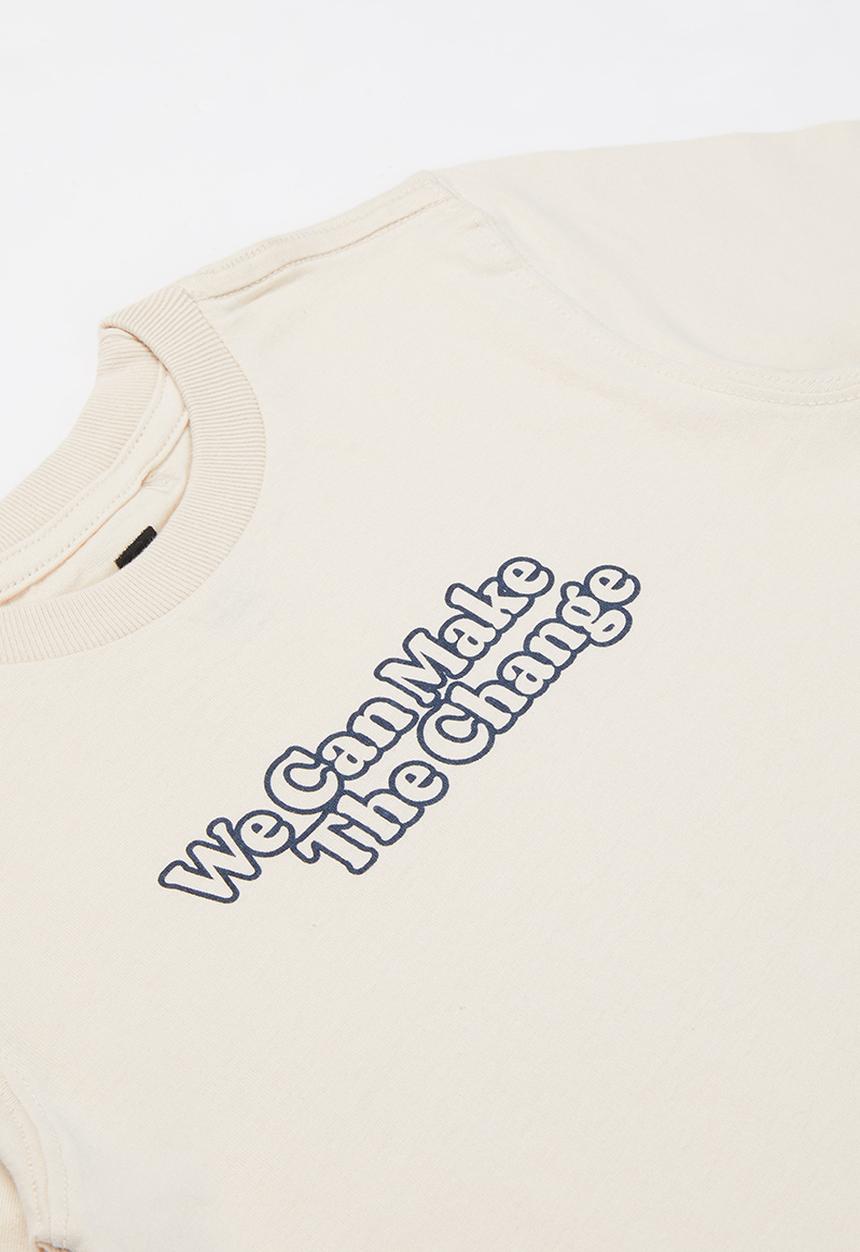 Cotton On - 2 Pack max skater short sleeve tee - neutral & blue 