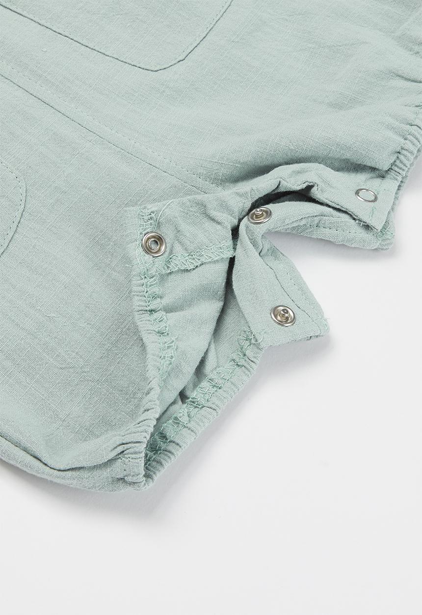 Pop Candy - Baby dungaree - sage