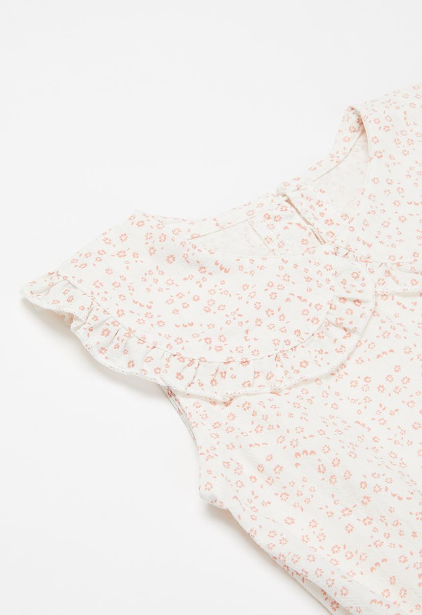 Pop Candy - Girls printed romper - pink