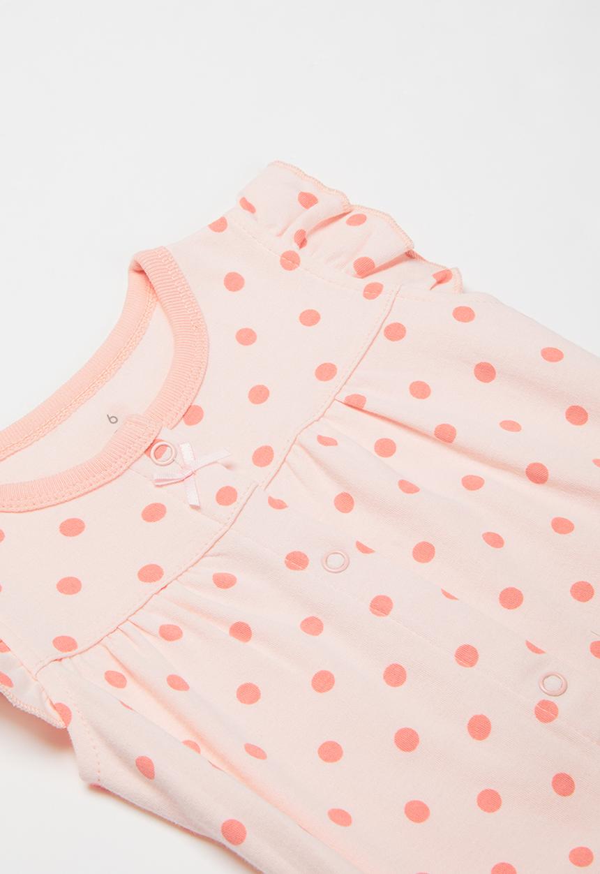 Pop Candy - Girls polka dot romper - pink