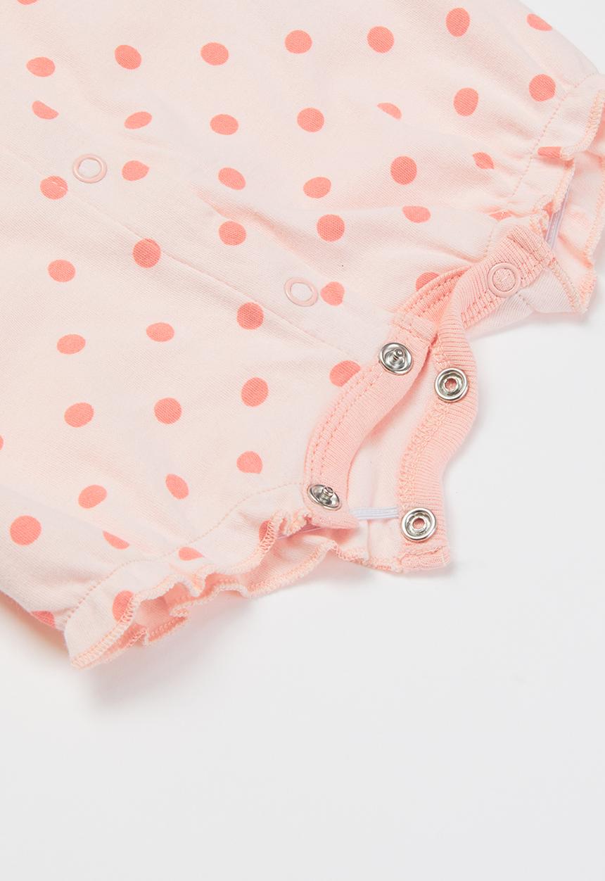 Pop Candy - Girls polka dot romper - pink