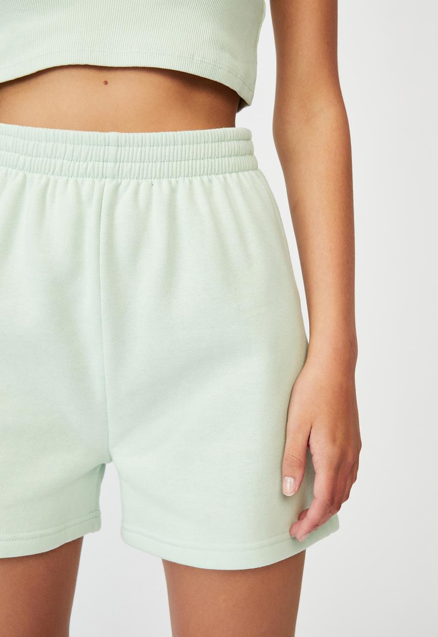 Factorie - Hype fleece short - light green 
