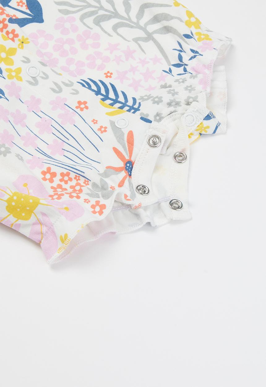 Pop Candy - Girls flower romper - multi
