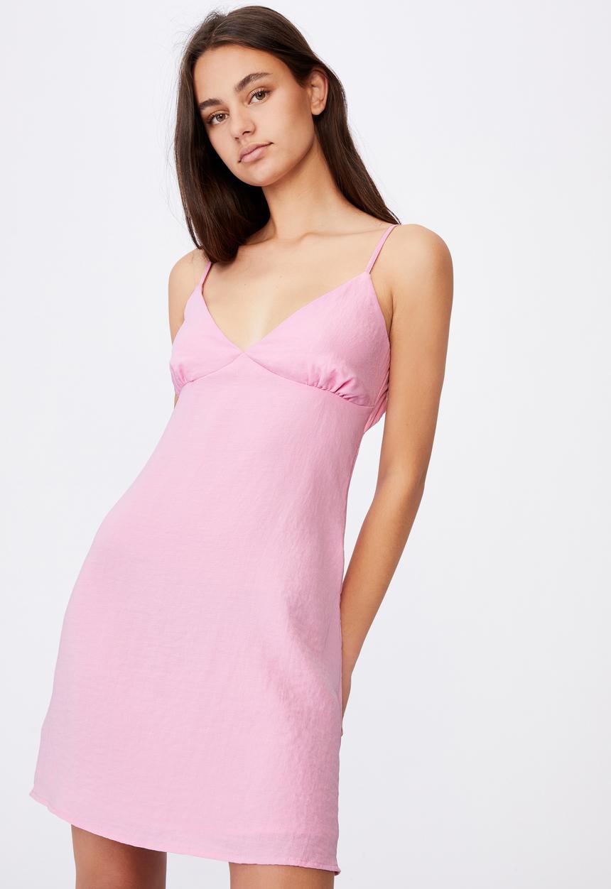 Factorie - Tie back dress - pink