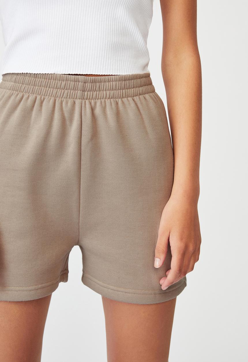 Factorie - Hype fleece short - brown