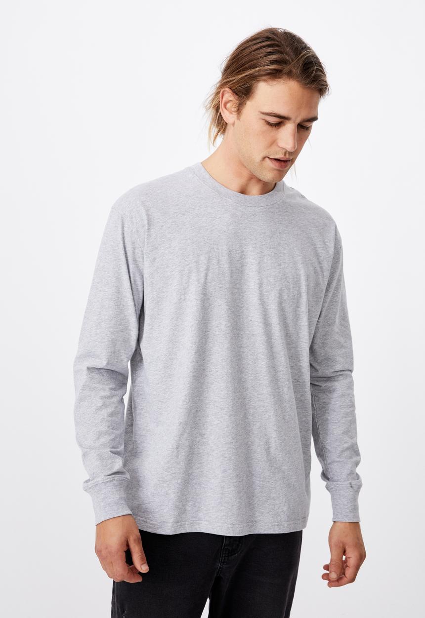 Cotton On - Tbar long sleeve t-shirt - grey 