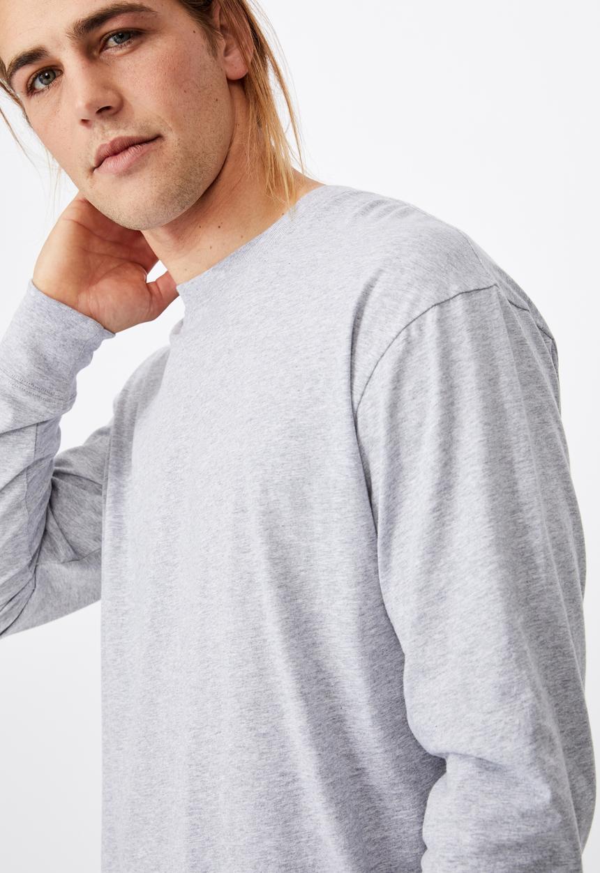 Cotton On - Tbar long sleeve t-shirt - grey 