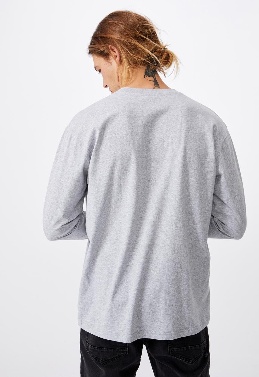 Cotton On - Tbar long sleeve t-shirt - grey 