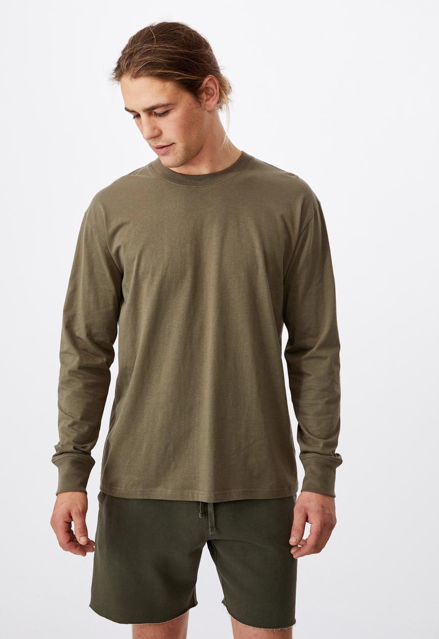 Cotton On - Tbar long sleeve t-shirt - green 