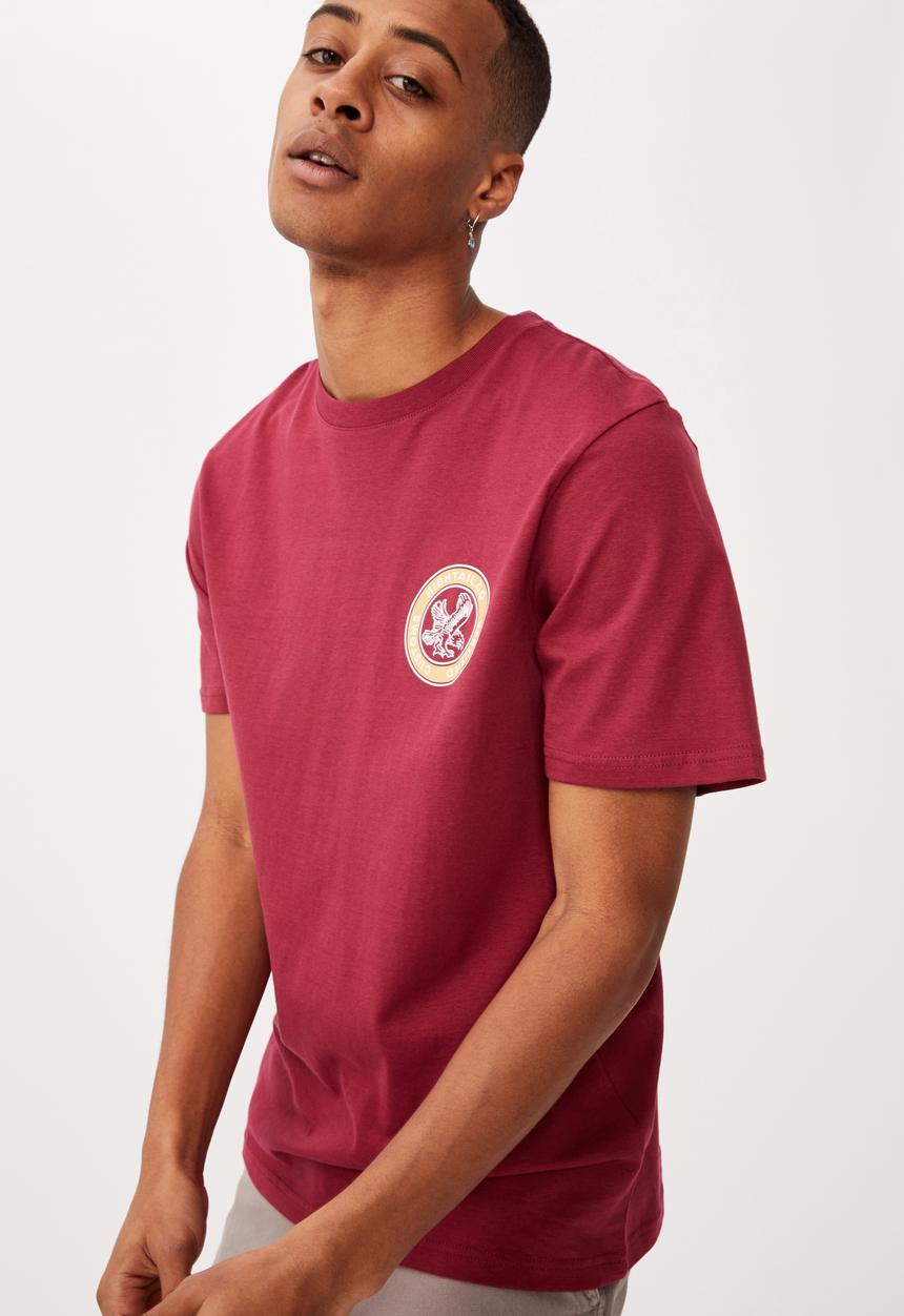 Cotton On - Tbar moto t-shirt - red