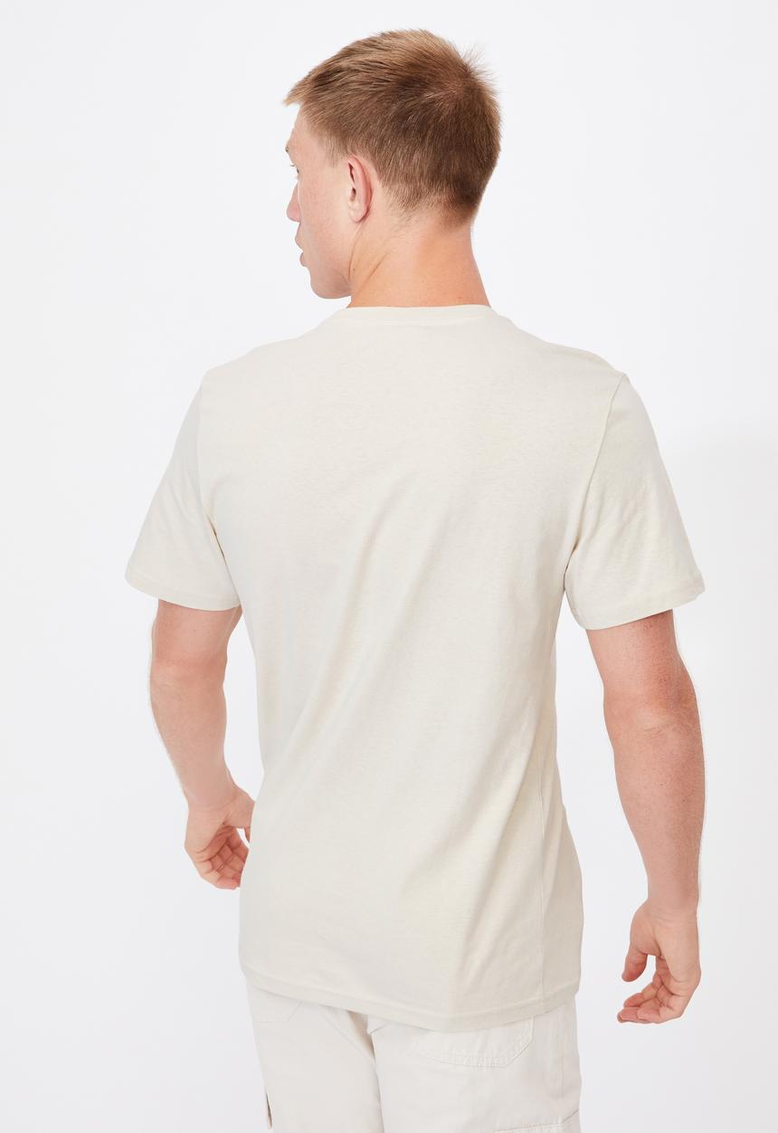 Cotton On - Tbar text t-shirt - bone