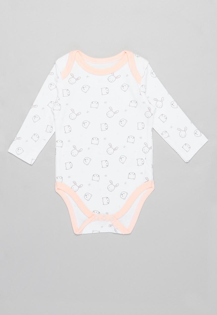 Pop Candy - Girls 3 Pack long sleeve body vets - grey
