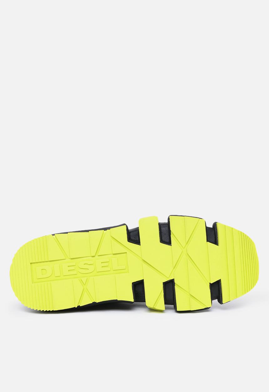 Diesel  - H-padola mid trek sneakers - black / asphalt