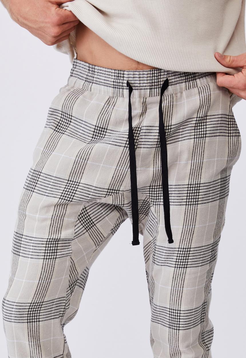 Cotton On - Pj drake - oatmeal check