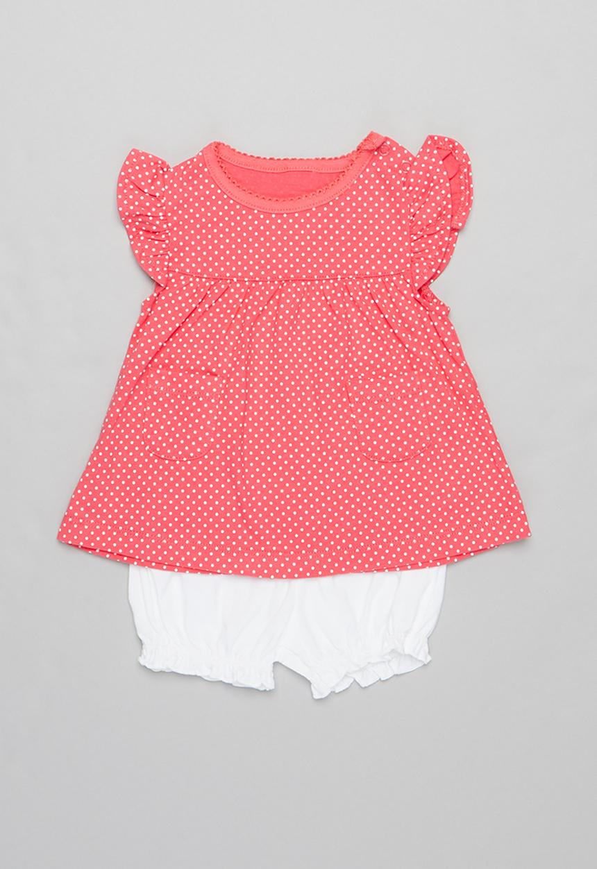 Pop Candy - Girls 3 piece set - white & pink 