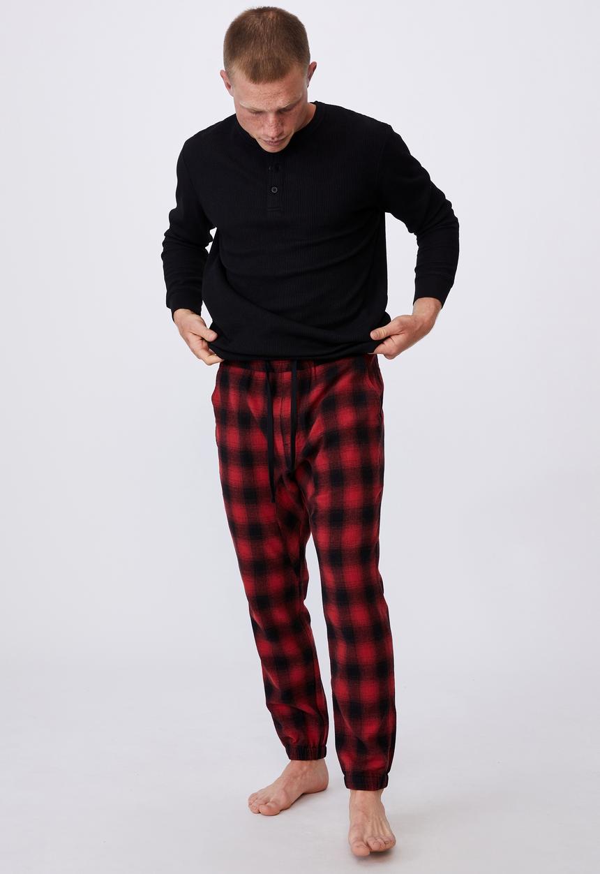 Cotton On - Pj drake - oxblood check