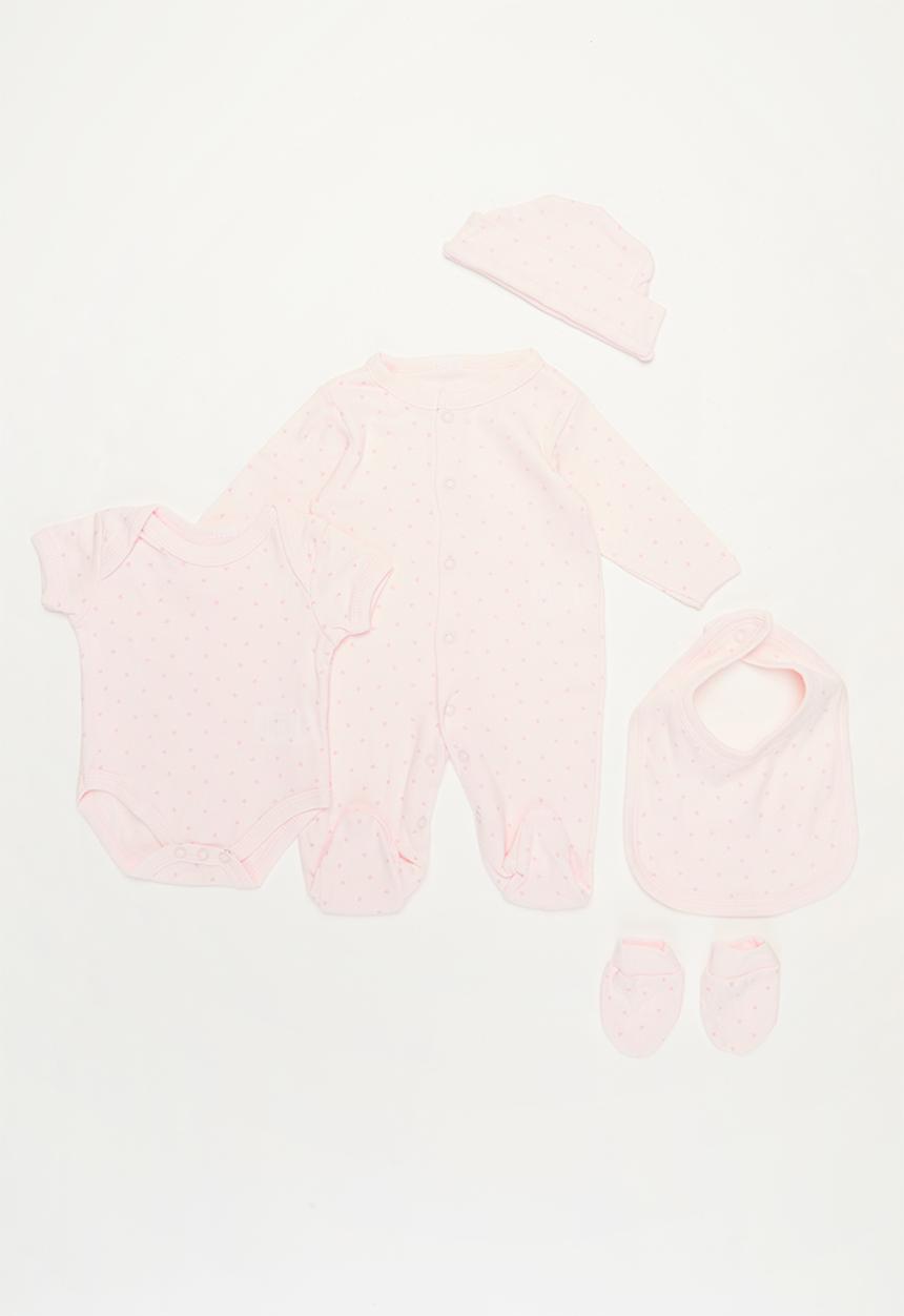 Pop Candy - Babygrow, bodysuit & bib set - pink