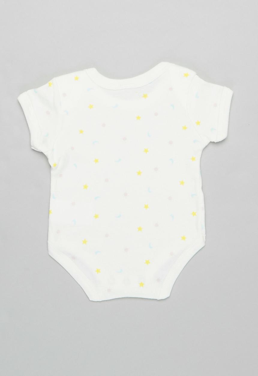 Pop Candy - Babygrow, bodysuit & bib set - white