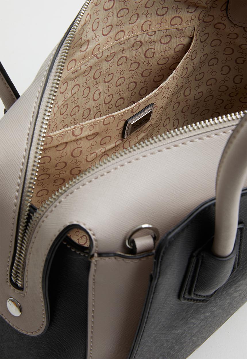 GUESS - Kota large satchel - black