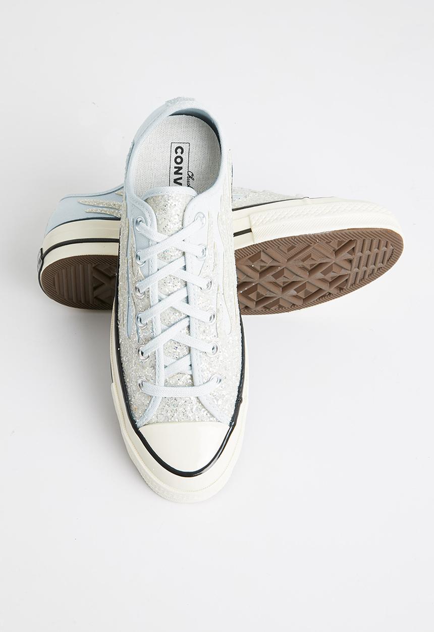 Converse - Chuck 70 archive glitter ox - photon dust/egret/black - glitter shine