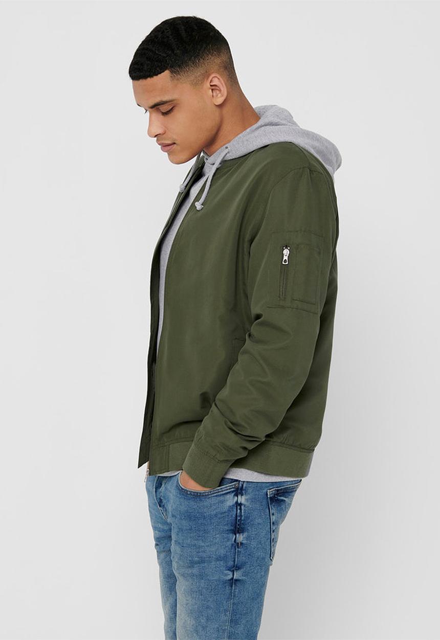 Only & Sons - Jack bomber - olive night