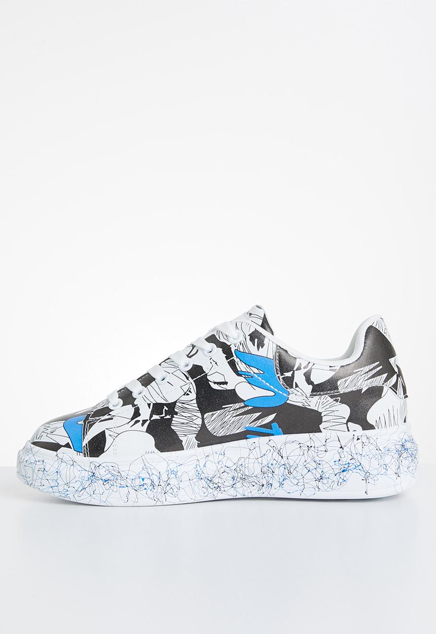 Plum - Fresca sneaker - blue 