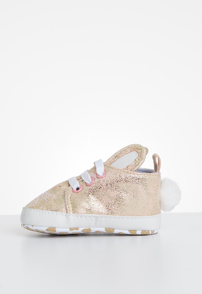 Pop Candy - Girls metallic sneaker - gold