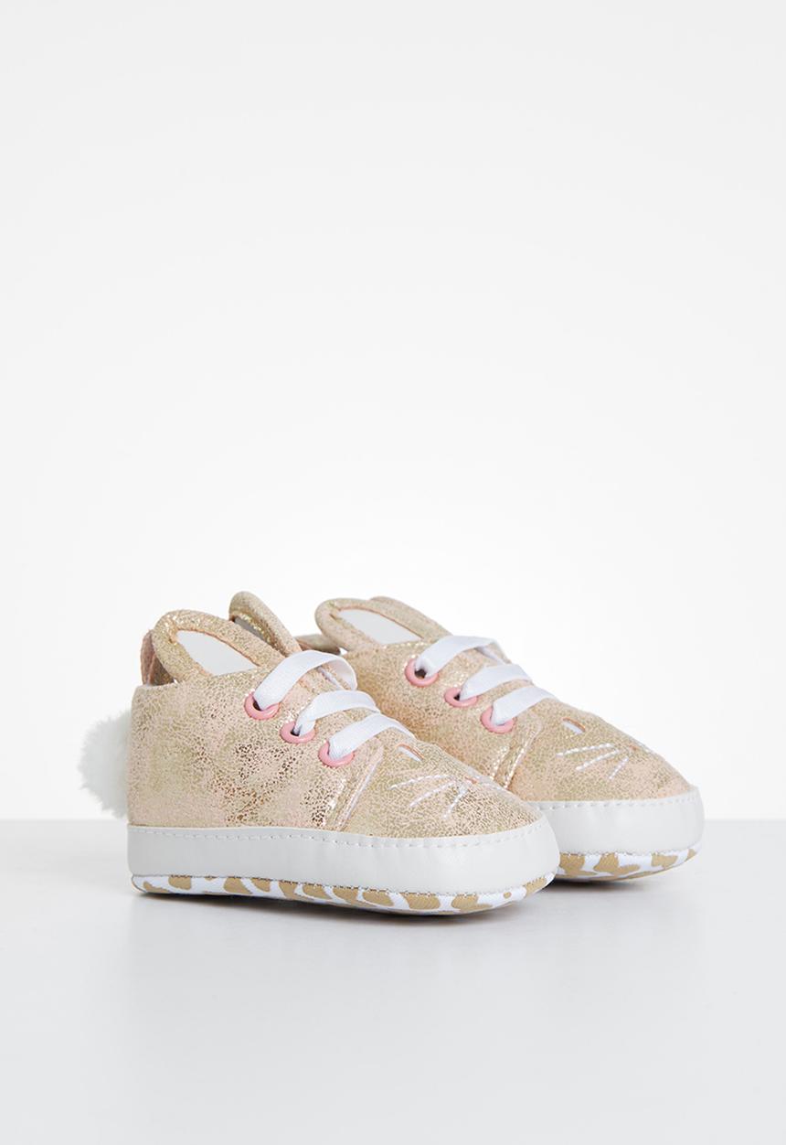 Pop Candy - Girls metallic sneaker - gold