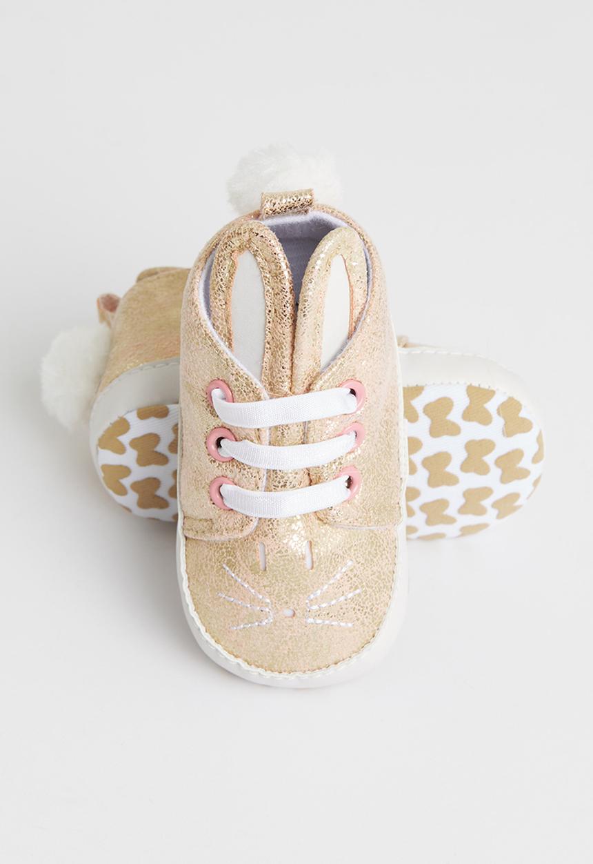 Pop Candy - Girls metallic sneaker - gold