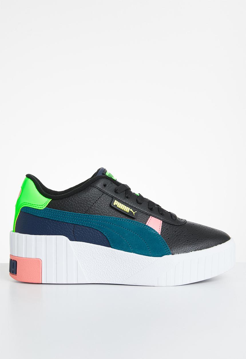 PUMA - Cali wedge sunset bv wn's - Puma black-Puma white-peacoat