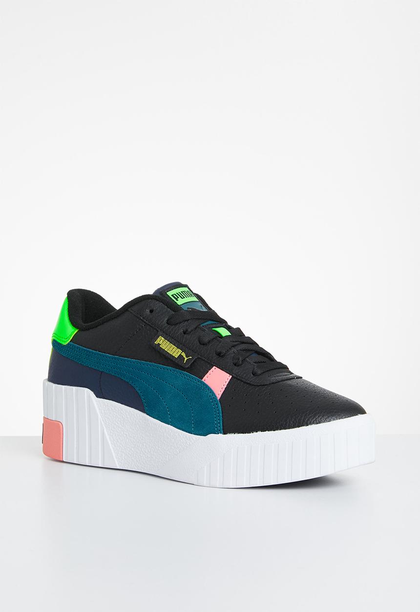 PUMA - Cali wedge sunset bv wn's - Puma black-Puma white-peacoat