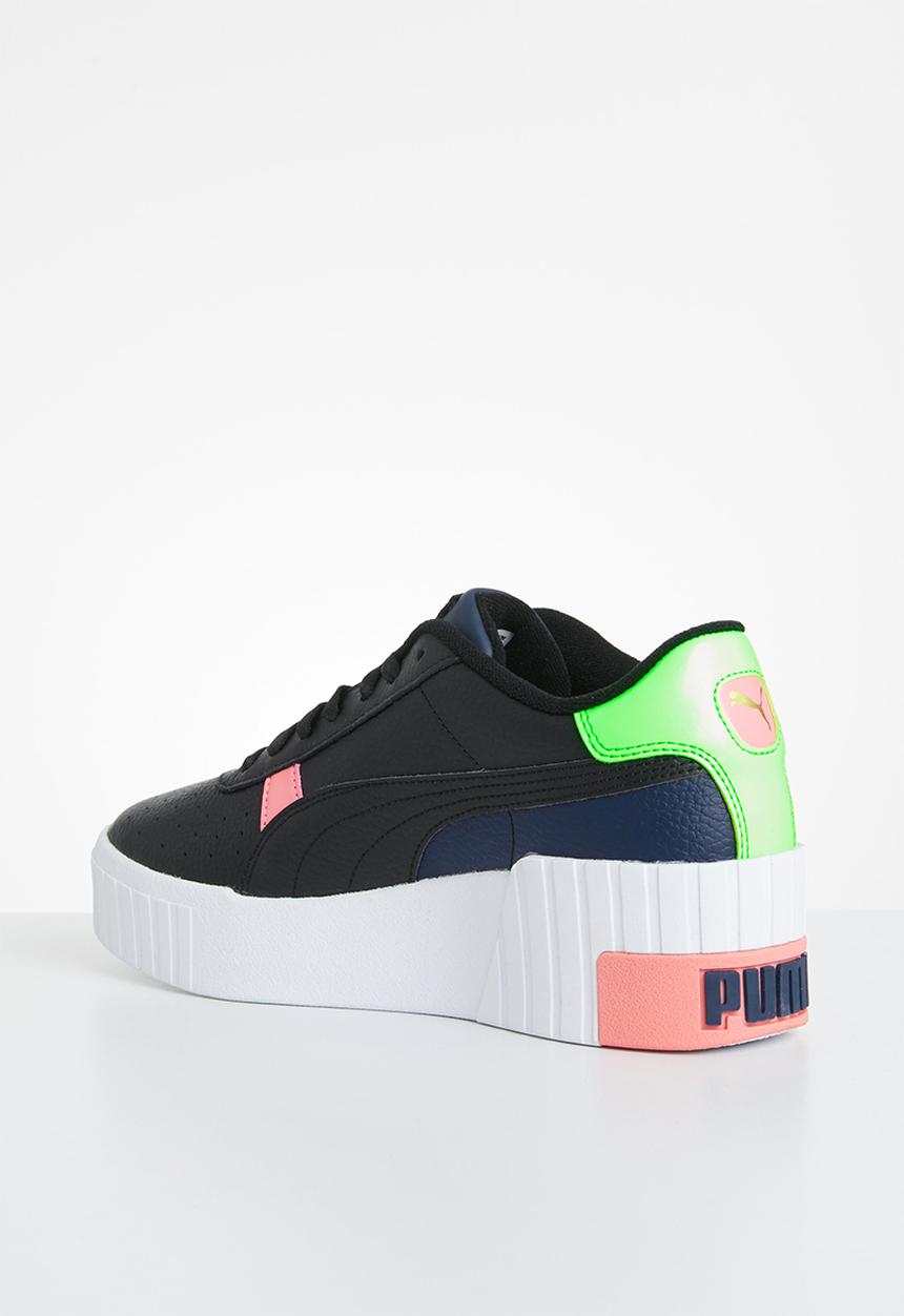 PUMA - Cali wedge sunset bv wn's - Puma black-Puma white-peacoat
