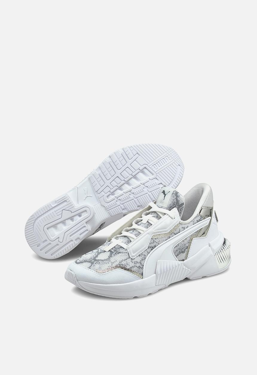 PUMA - Provoke xt untmd wn's - puma white-metallic silver-castlerock