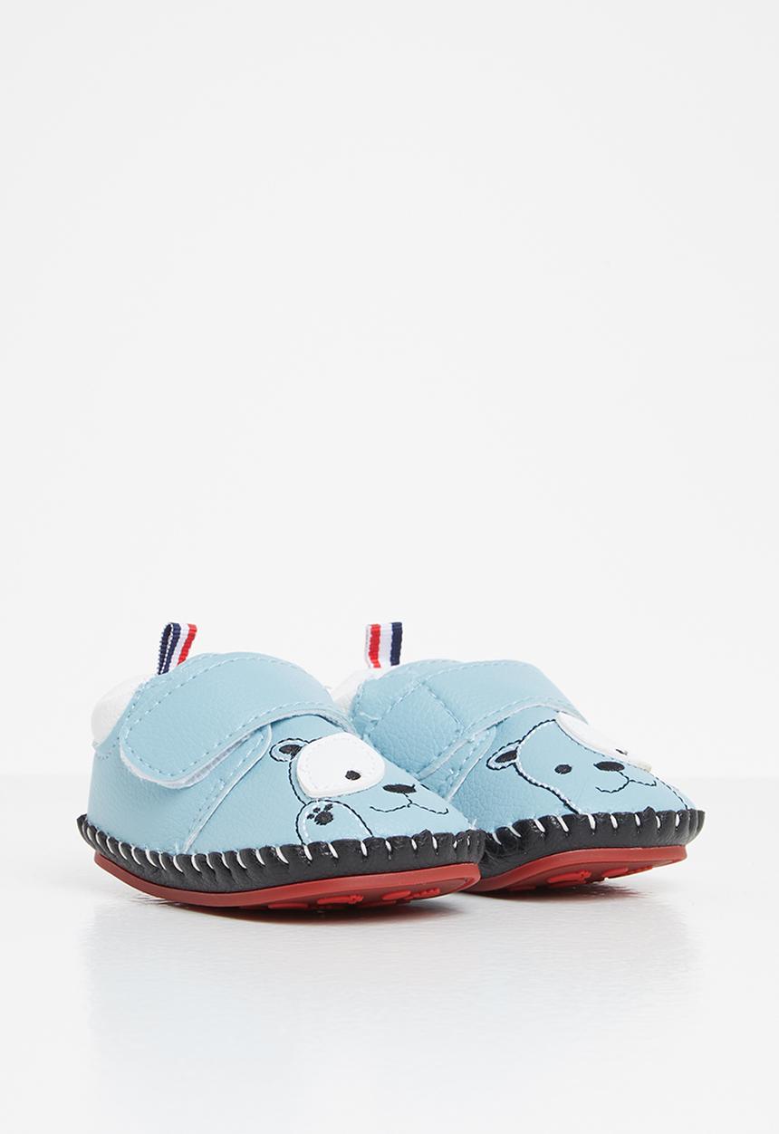 Pop Candy - Baby bear booties - blue