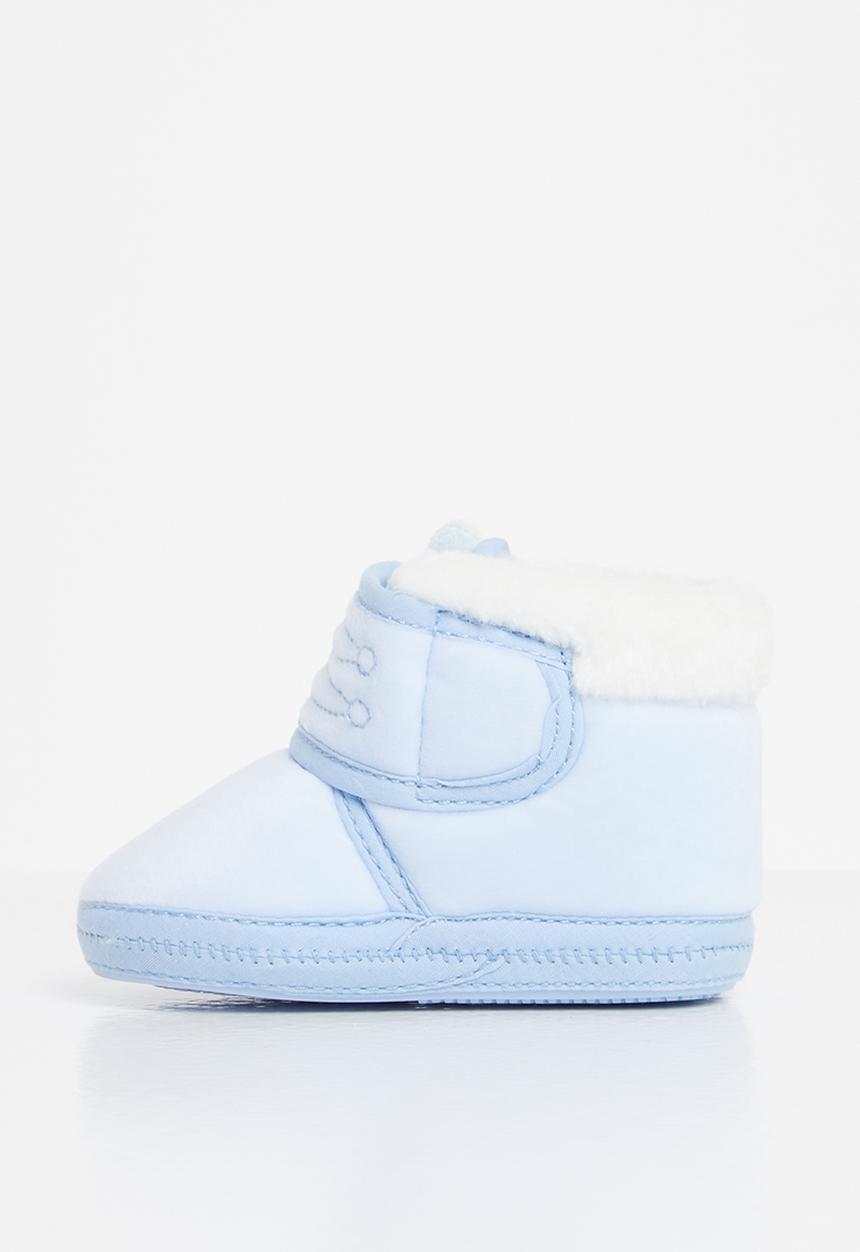 Pop Candy - Boys bunny booties - blue