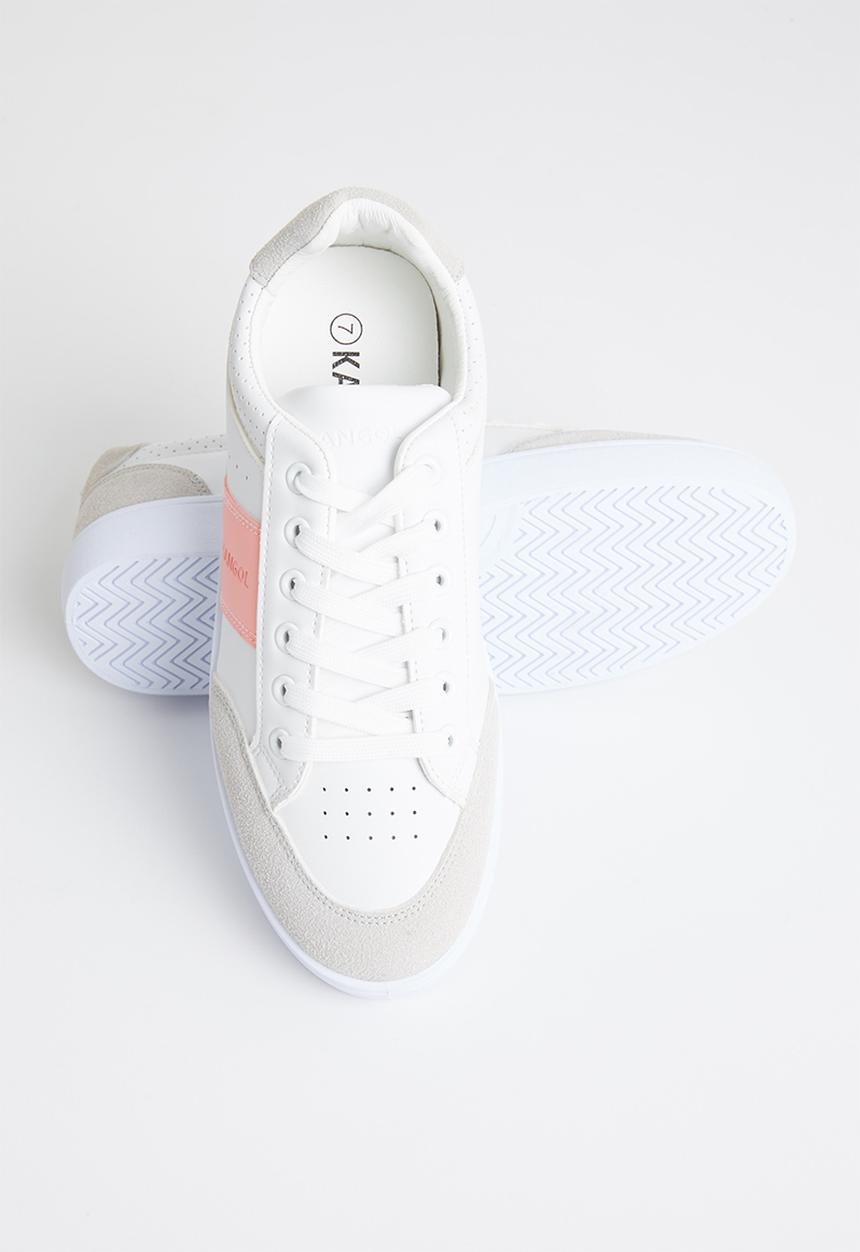 KANGOL - Strace sneaker - white & pink