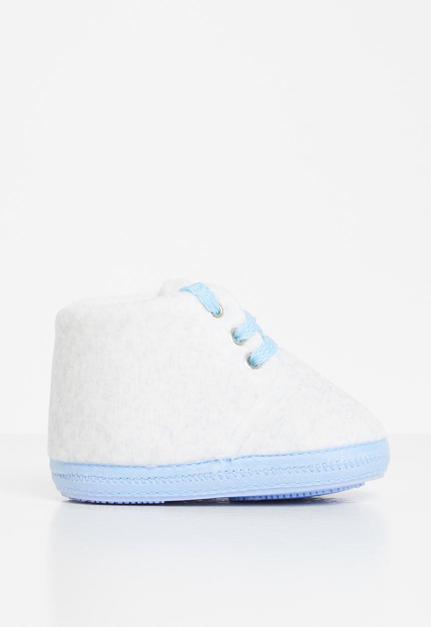 Pop Candy - Boys lace up booties - blue