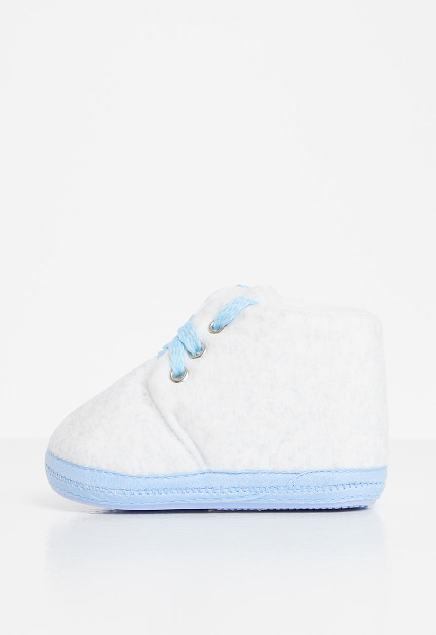 Pop Candy - Boys lace up booties - blue
