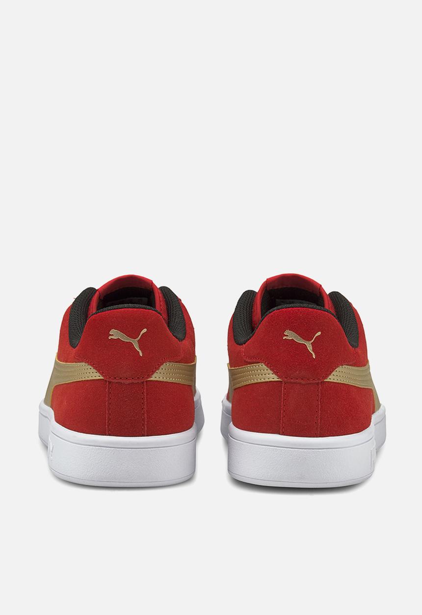 PUMA - Puma smash v2 - high risk red-puma team gold-puma white