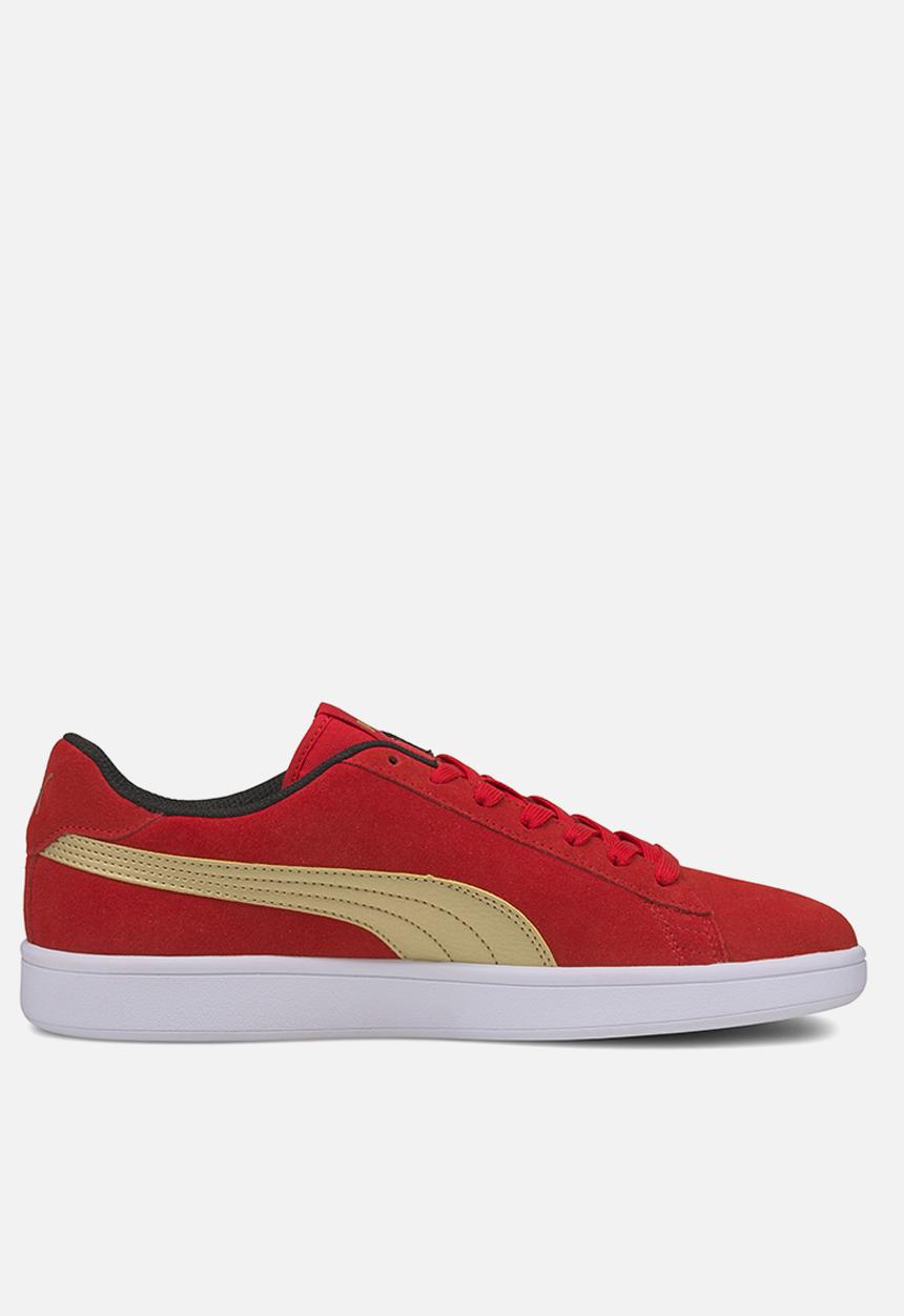 PUMA - Puma smash v2 - high risk red-puma team gold-puma white