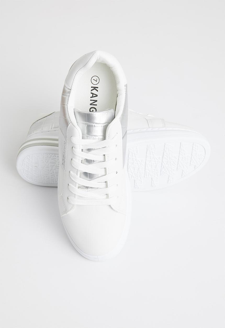 KANGOL - Stella sneaker - white & silver