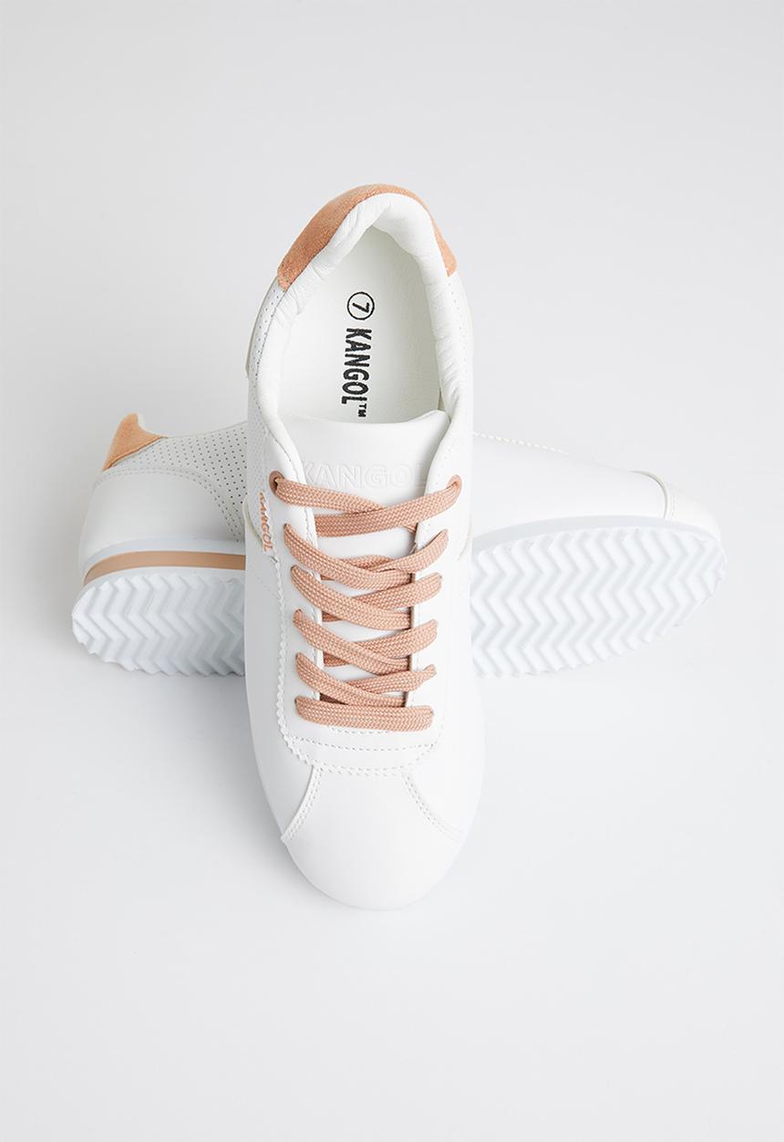 KANGOL - Prasa sneaker - white & pink