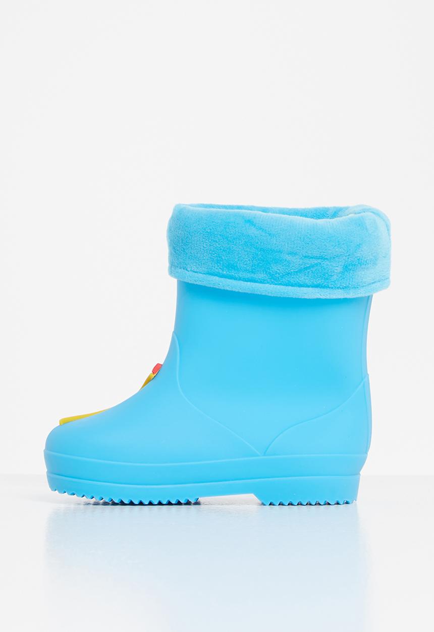 Pop Candy - Boys dino rain boots - blue