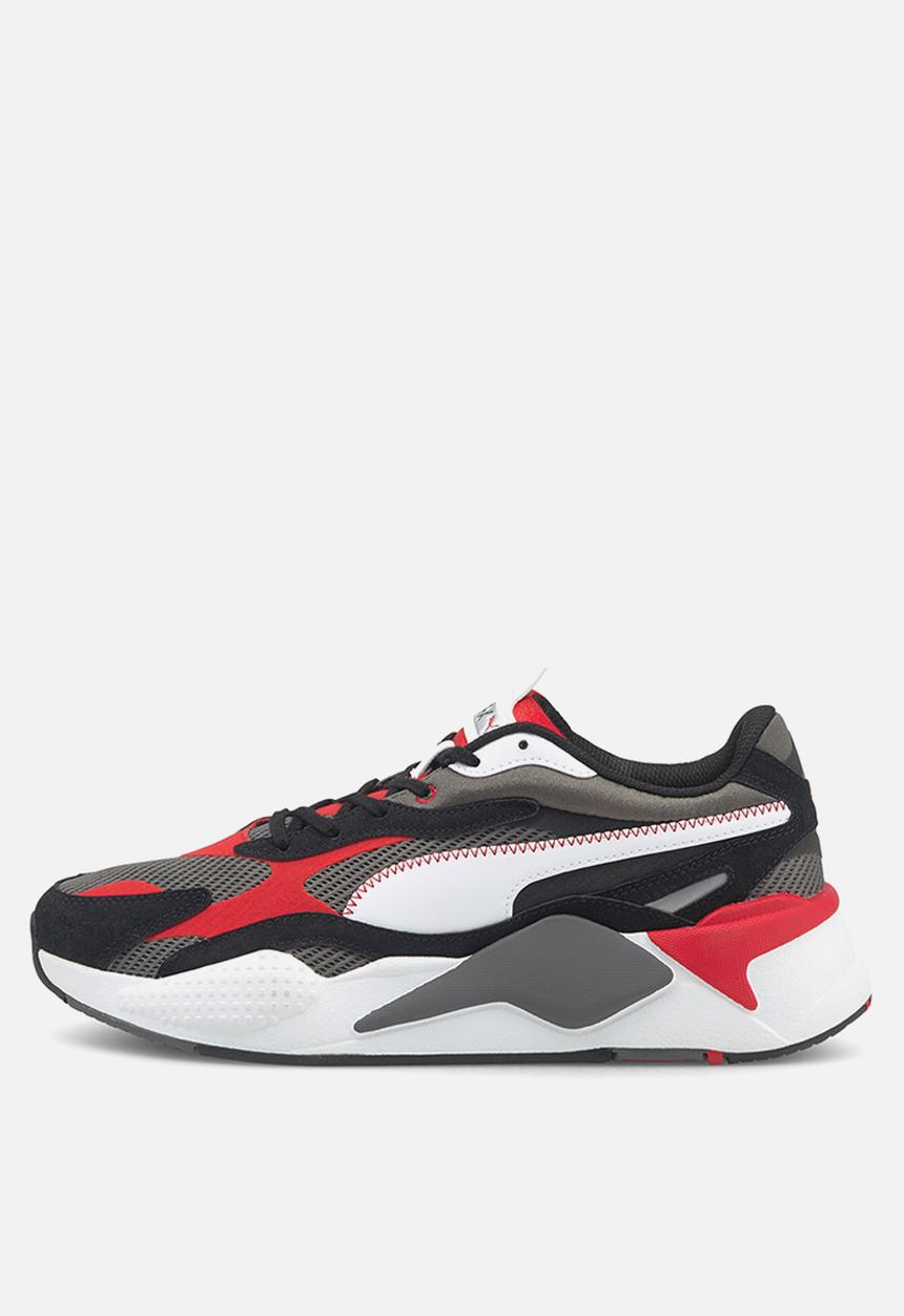 PUMA - Rs-x³ twill airmesh - castlerock-poppy red